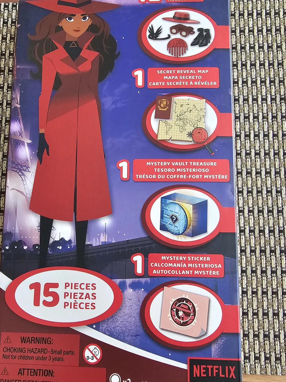 Carmen Red Fashion Doll with Coat - Brand Not Visible